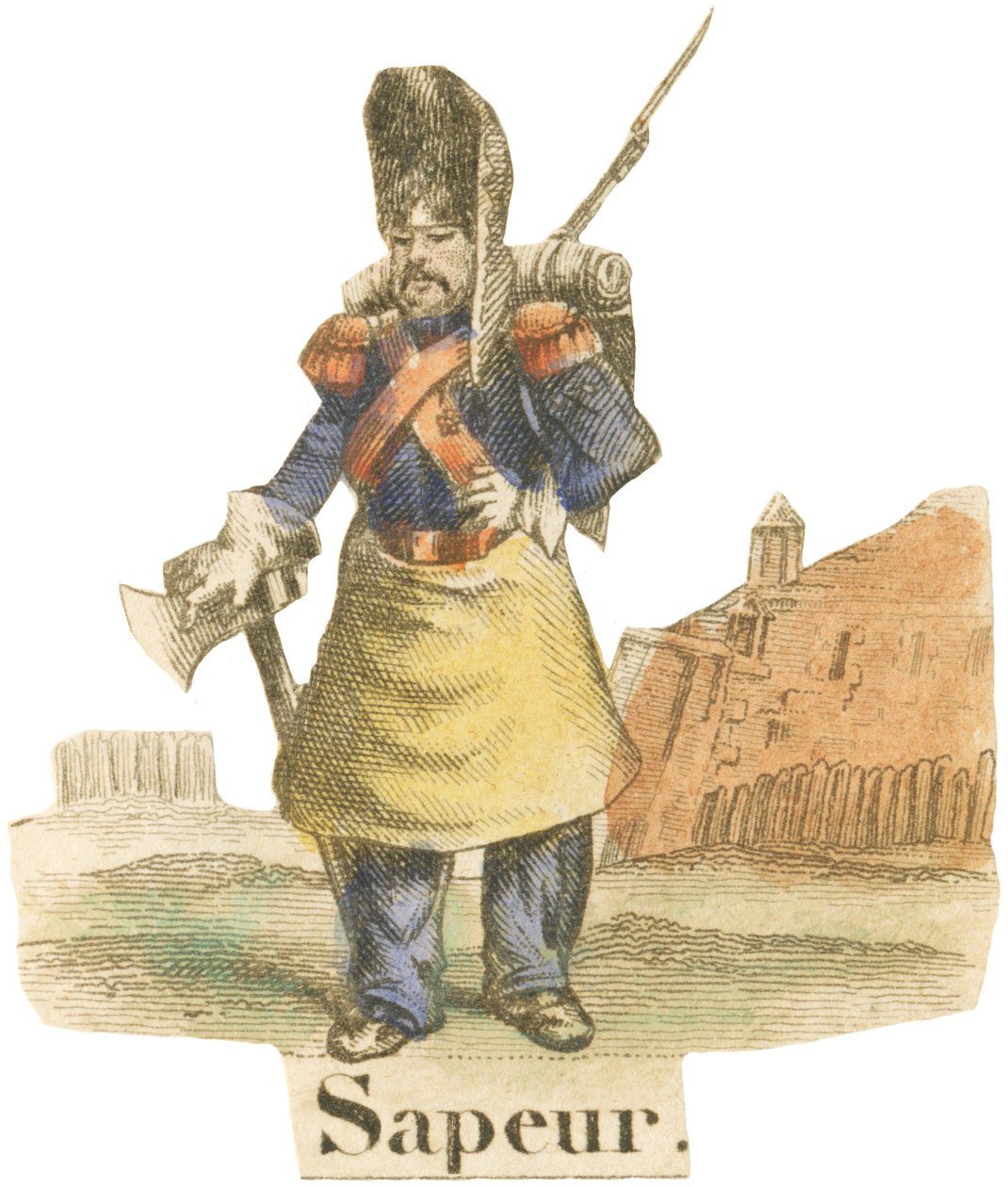 S som Sapper af French School