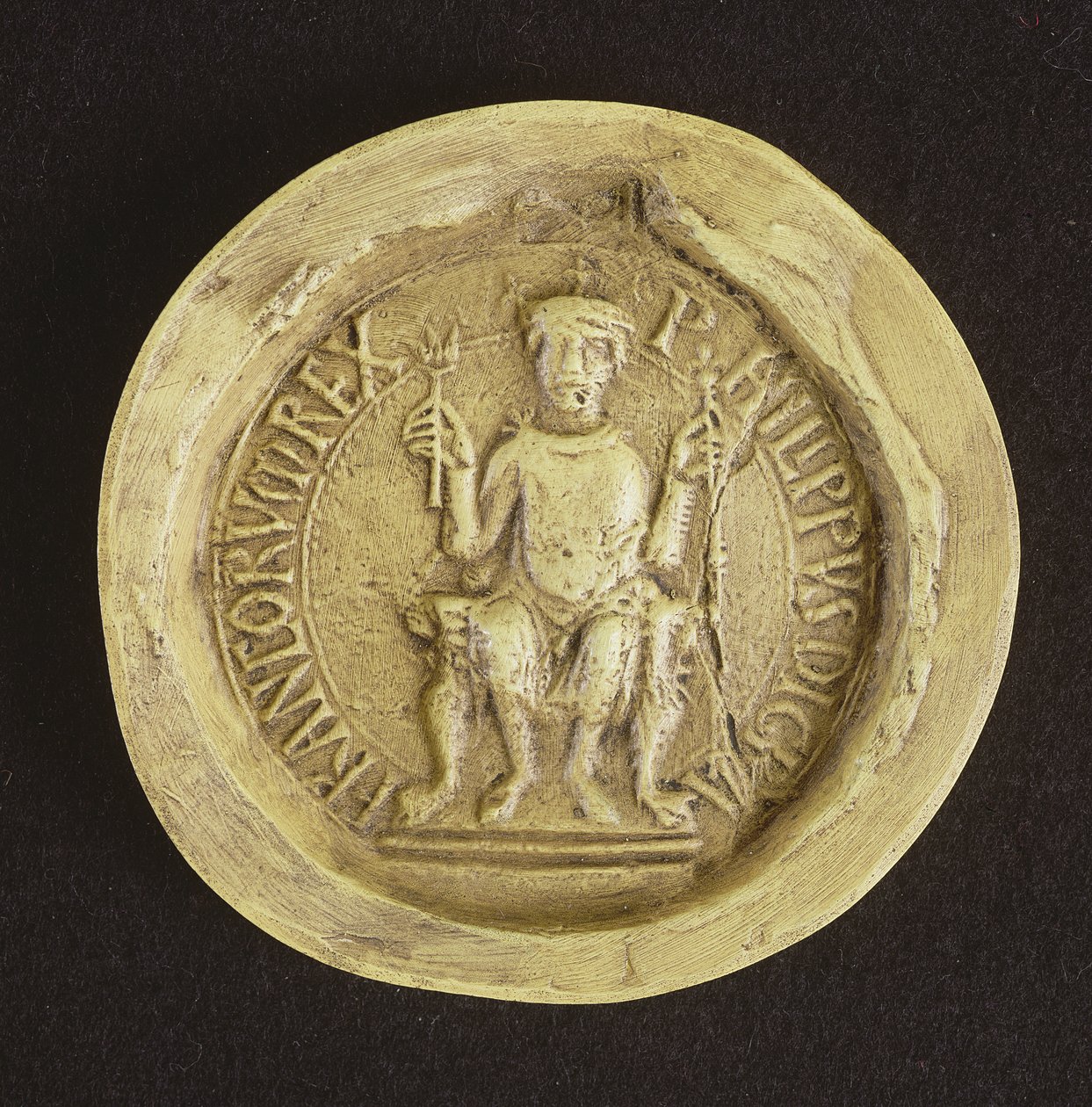 Segl fra Philippe I (1052-1108) 1082 (voks) af French School