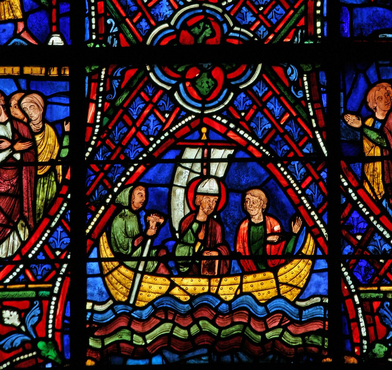 St. Apollinaire: i en båd (w36) af French School