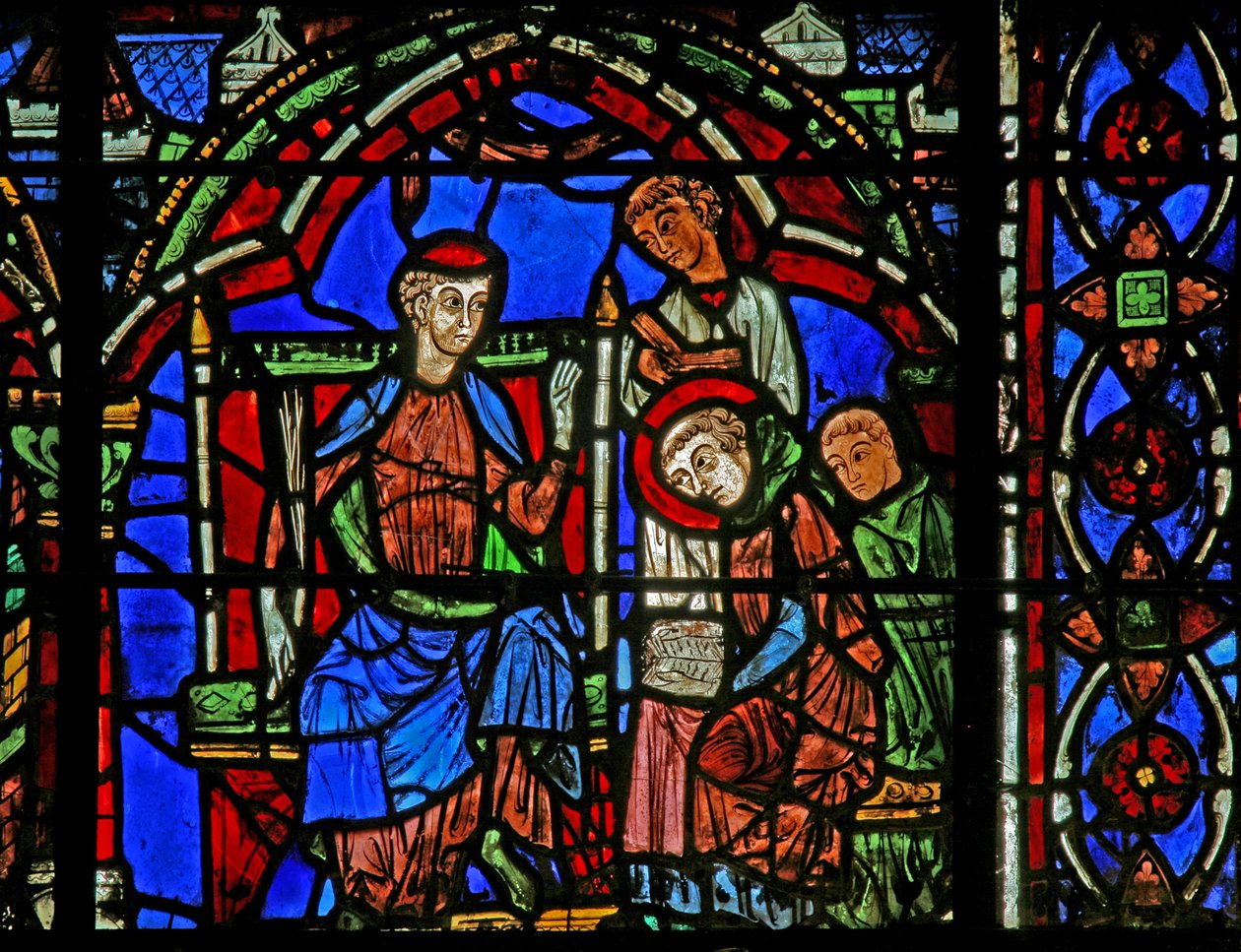 St Cheron-vindue: lærer at læse (w15) af French School