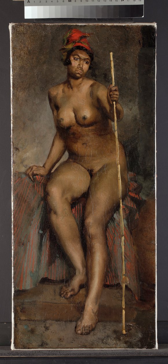 Studie af en mulatkvinde, 1820-25 af French School