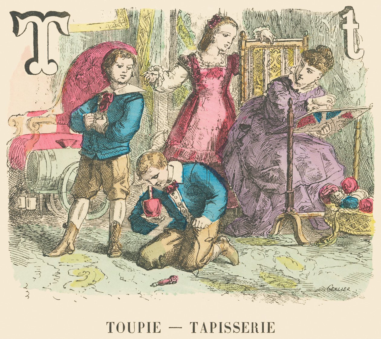T: Top — Tapestry af French School
