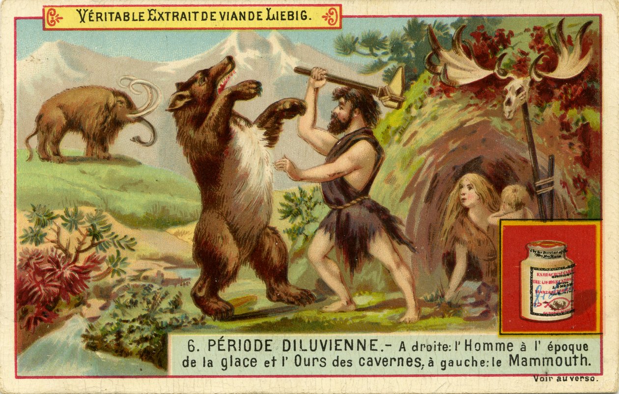 Den antediluvianske periode, Liebig Card af French School