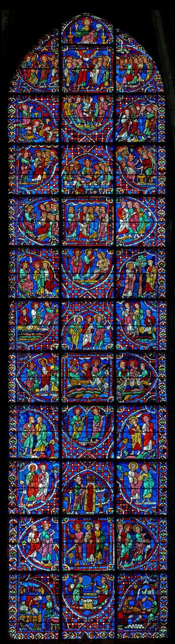 Apostlenes vindue (w0) af French School
