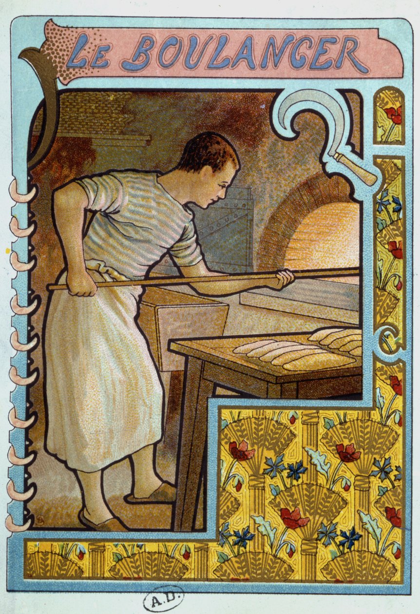 Bageren, 1899 af French School