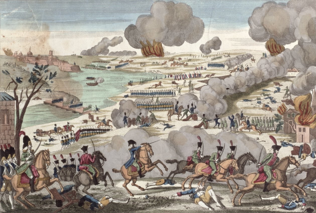 Slaget ved Wagram, 6. juli 1809 af French School