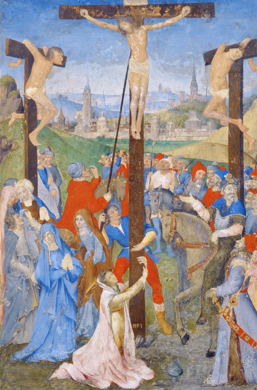 Korsfæstelsen, fra et Missal af French School