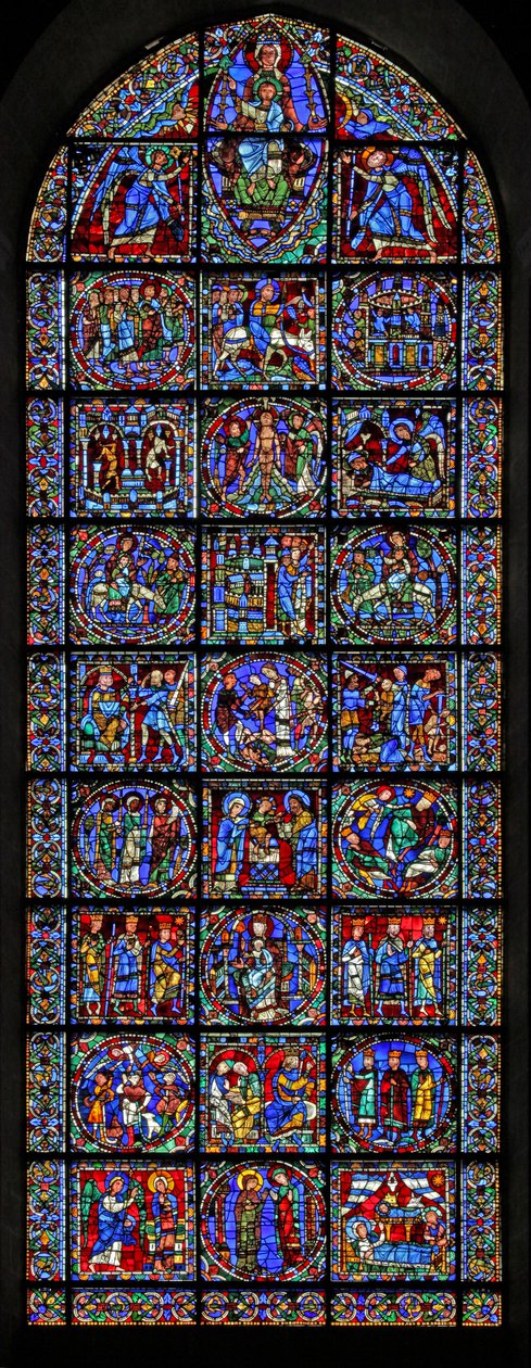 The Life of Christ window (w50) af French School