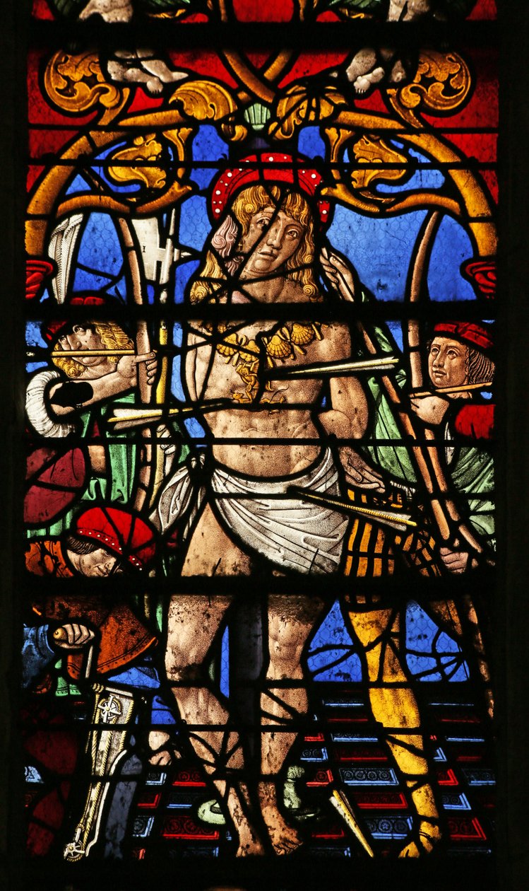 Sankt Sebastians martyrium af French School