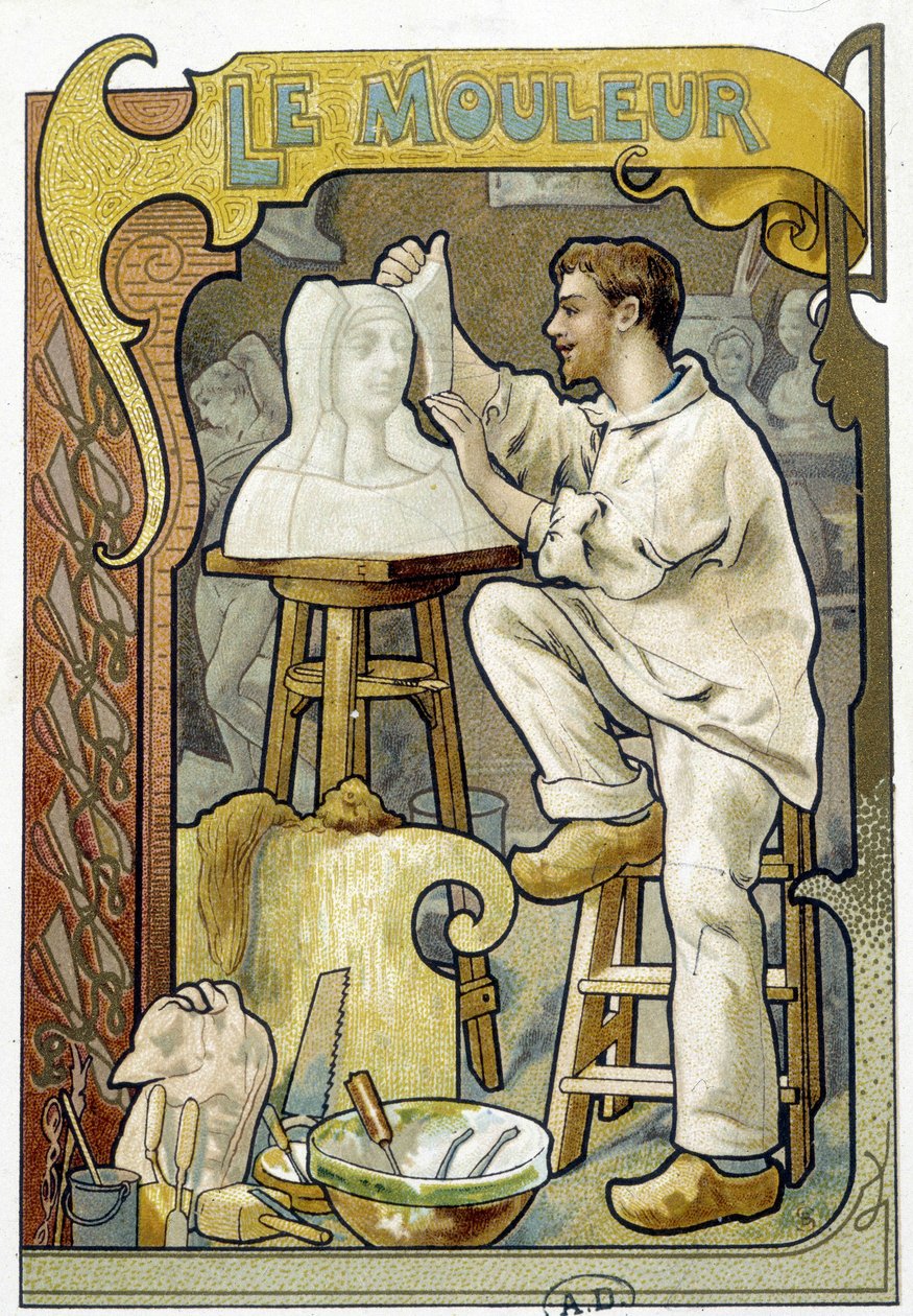The Moulder - Chromo. af French School