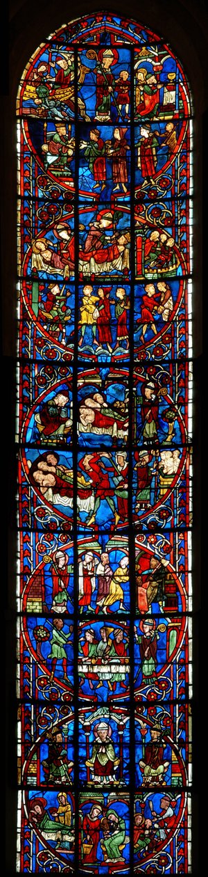 St. Nicholas vinduet af French School