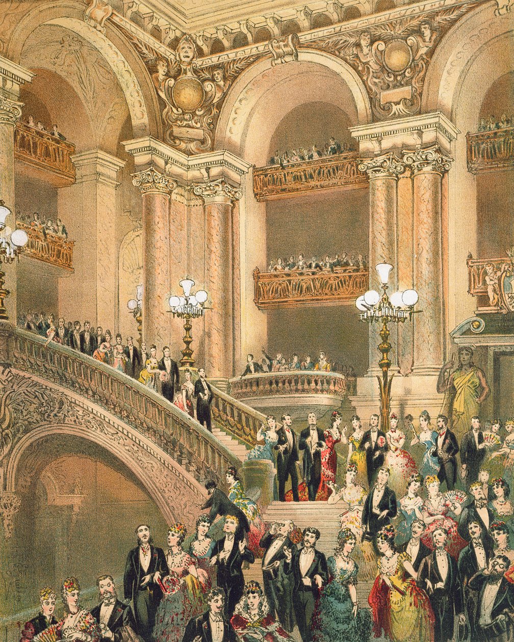 Operaens trappe, ca. 1875 af French School
