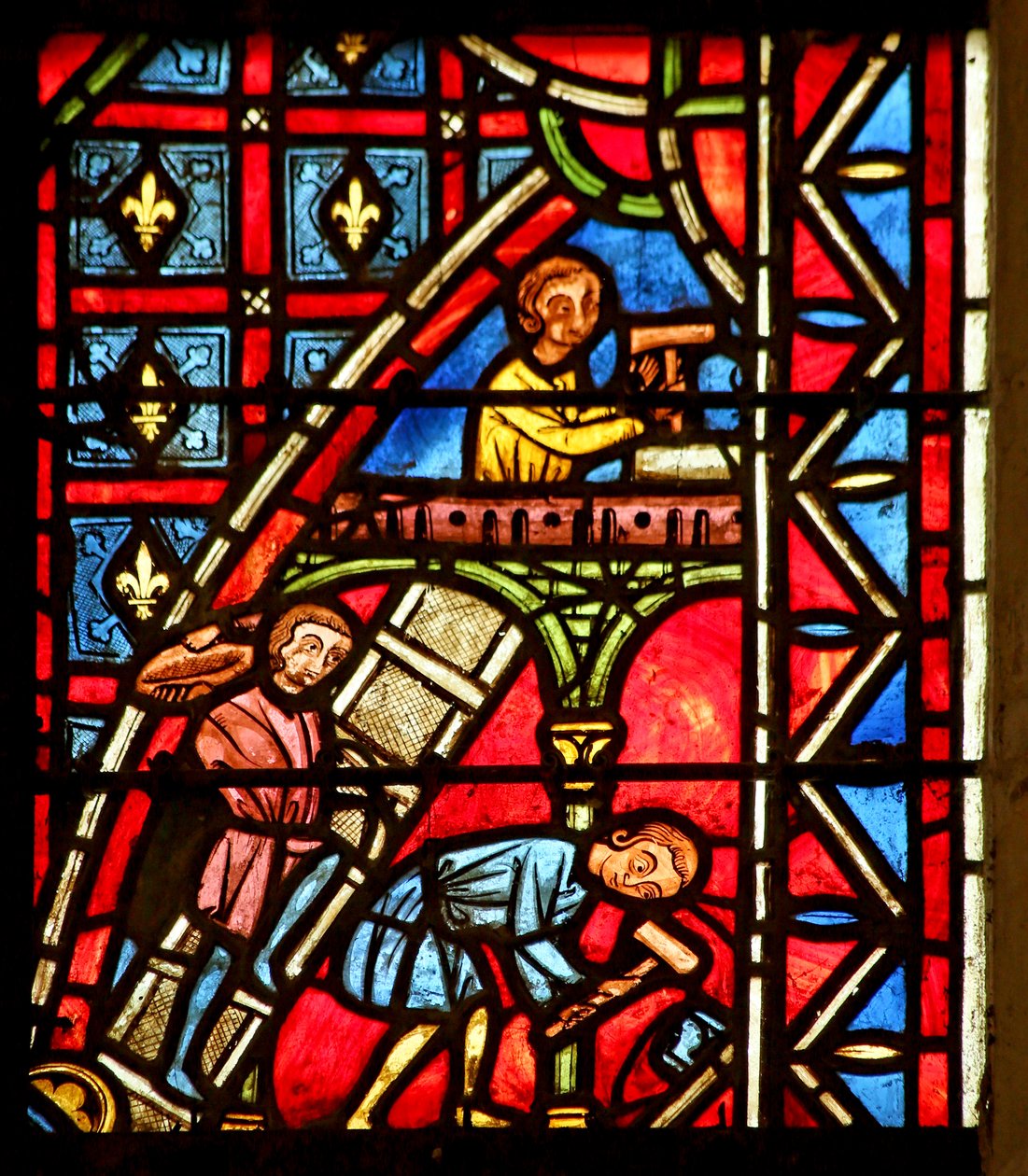 Theophilus bygger en kirke af French School