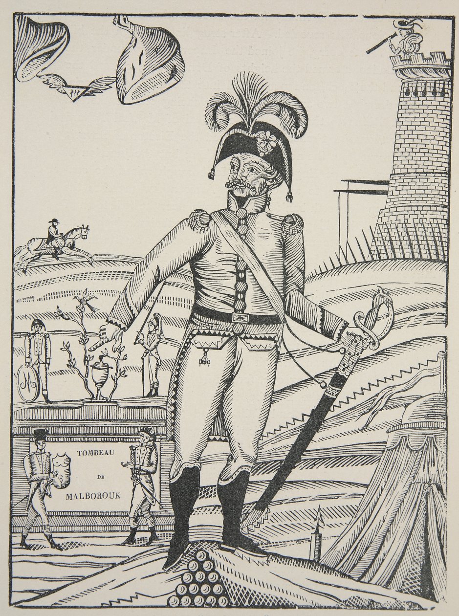 Malborouks grav, ca. 1722 af French School