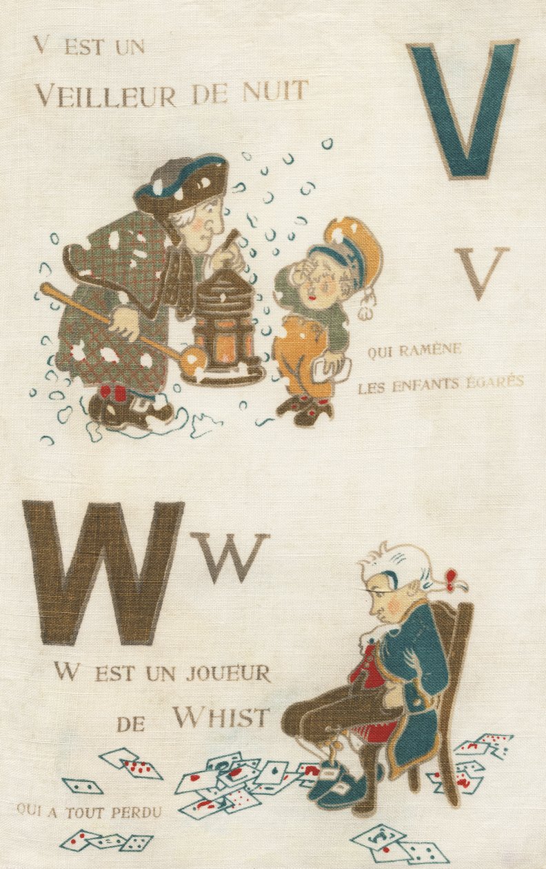 V W Nattevagt og Whist-spiller. af French School