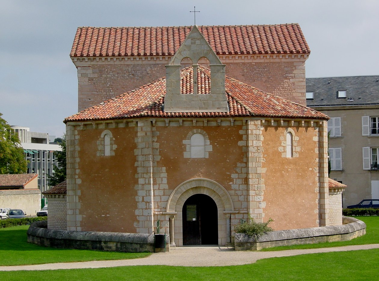 Udsigt over St. Jeans dåbskapel af French School