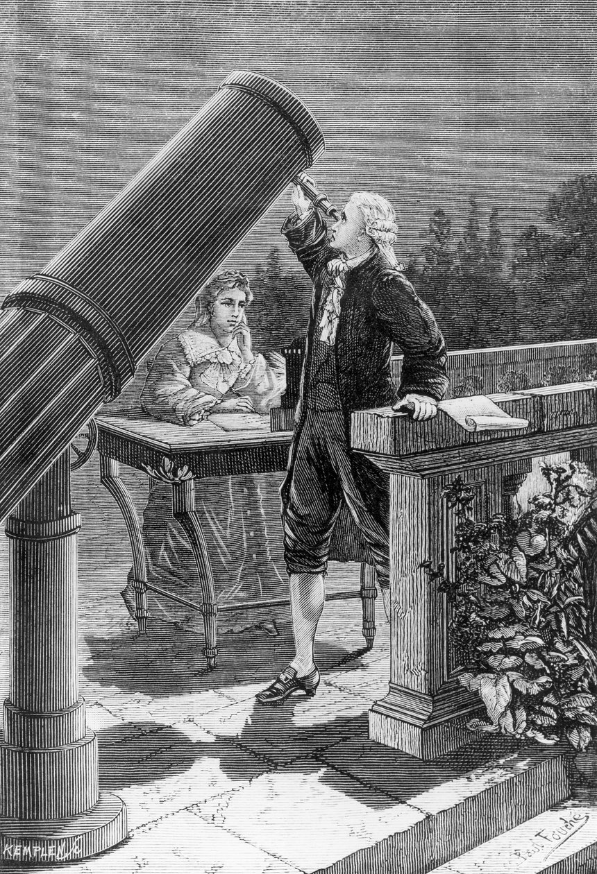 William Herschel (1738-1822) Opdager planeten Uranus af French School