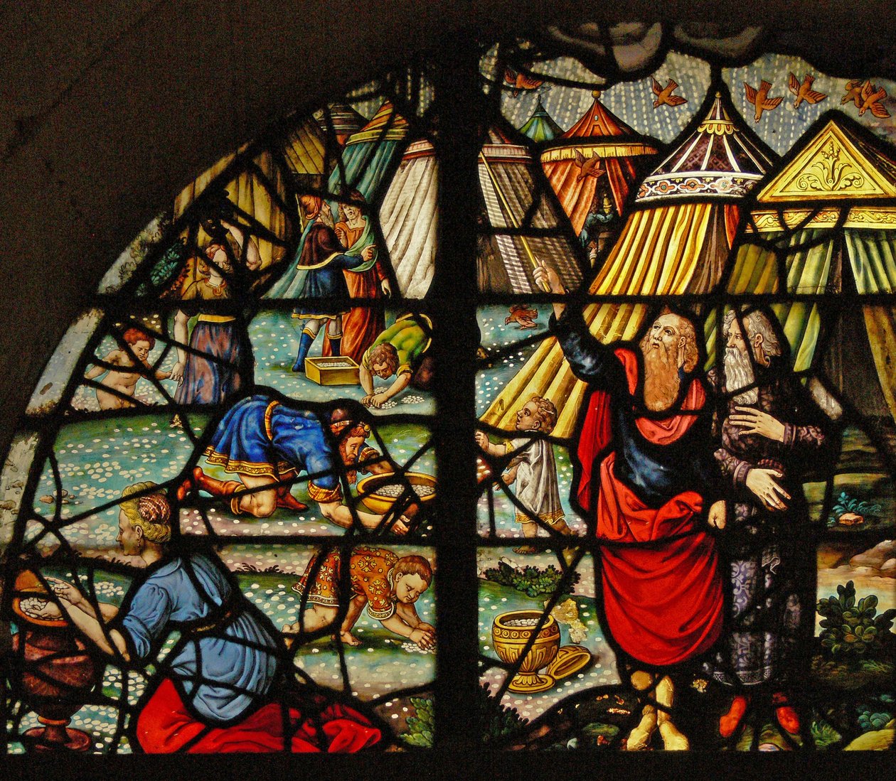 Window Charnier-10, der forestiller Manna from Heaven af French School
