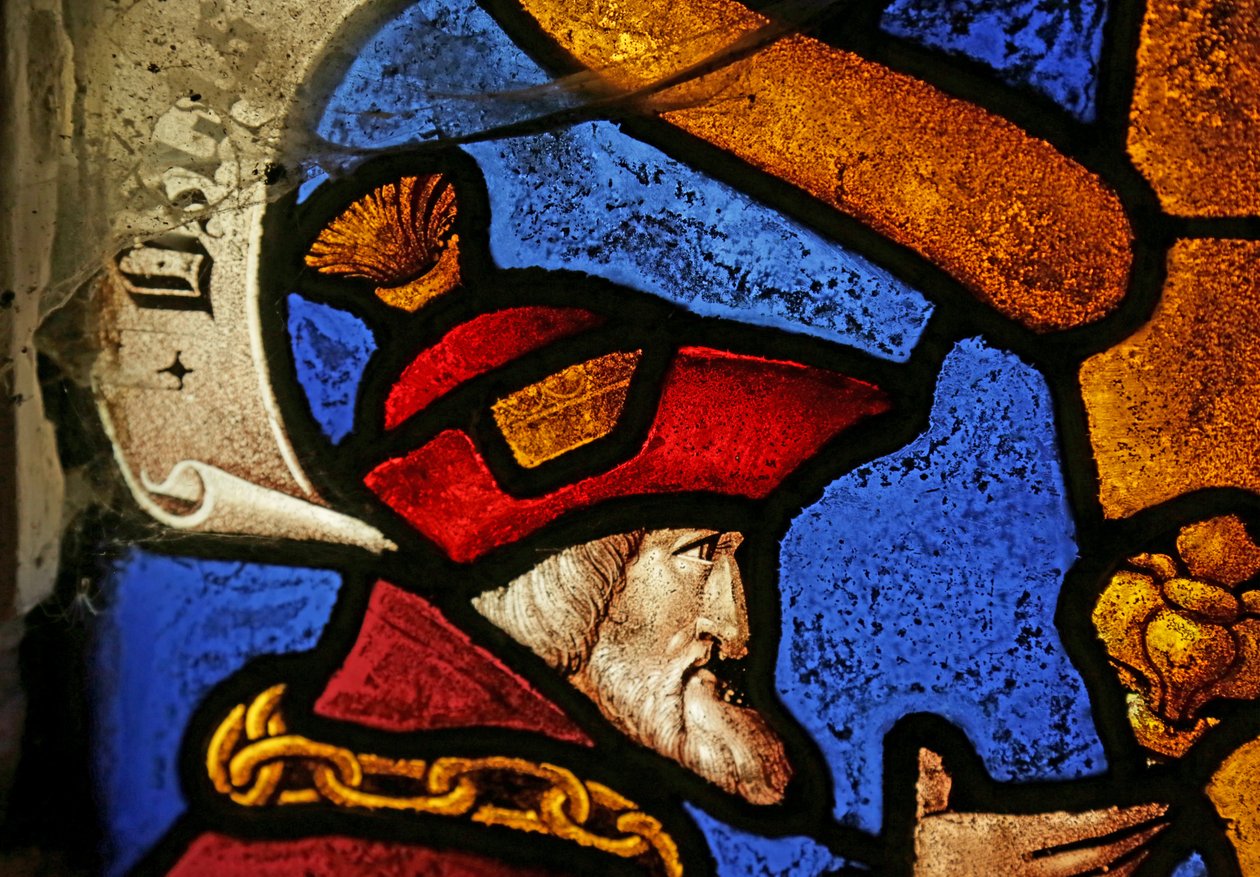 Vindue, der forestiller Isajs træ: Hosias af French School