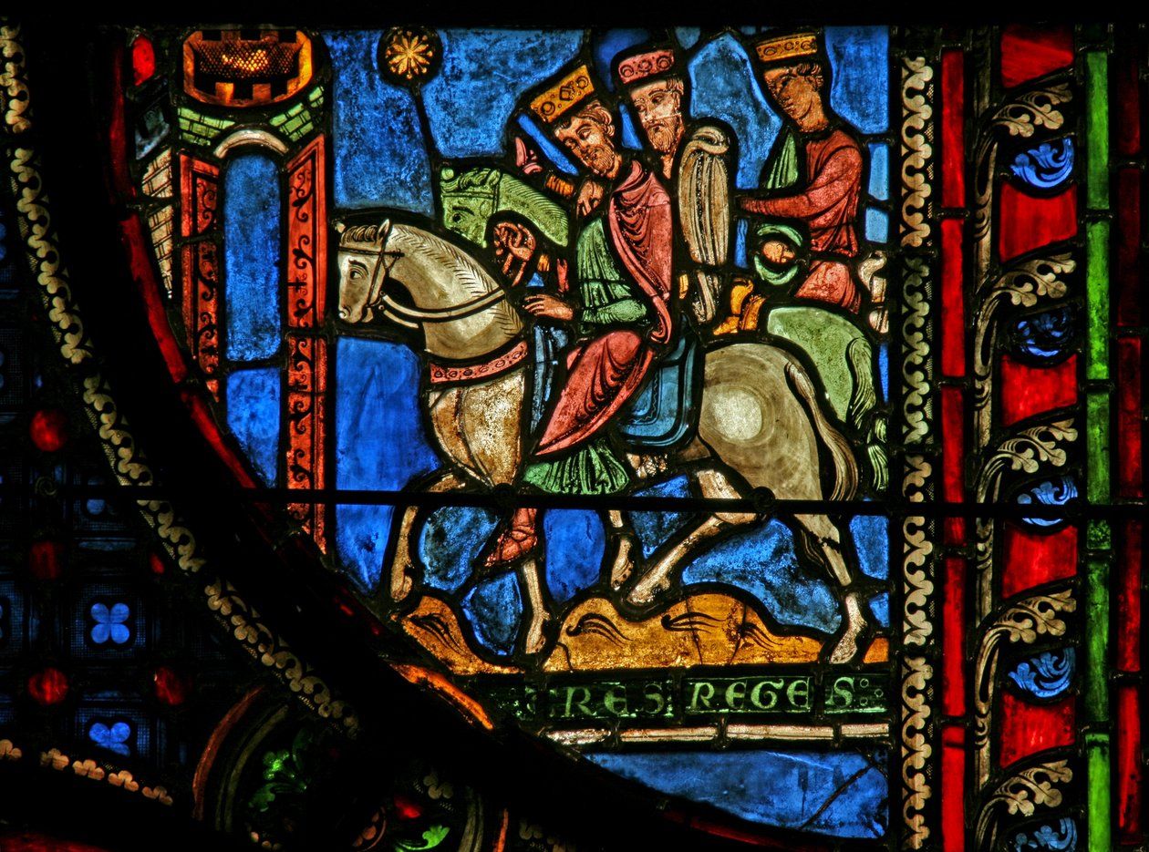 Vindue w0, der viser magi, der rejser af French School