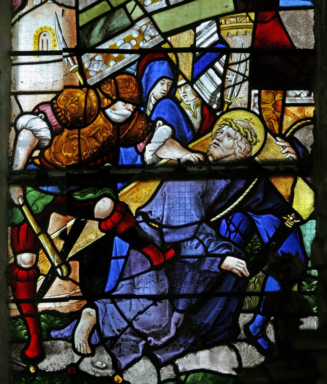 Vindue w0, der viser Via Crucis af French School