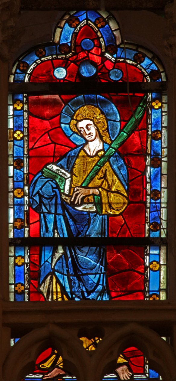 Vindue w101 forestillende St. Jude af French School