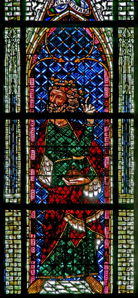 Vindue w214 forestillende Gaspard af French School