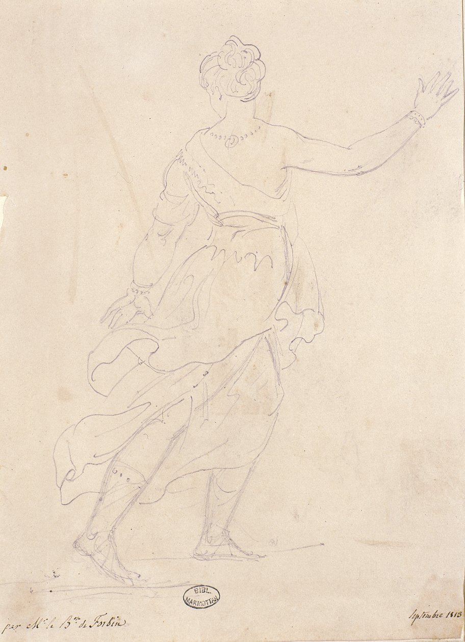 Kvinde bagfra, 1813 af French School