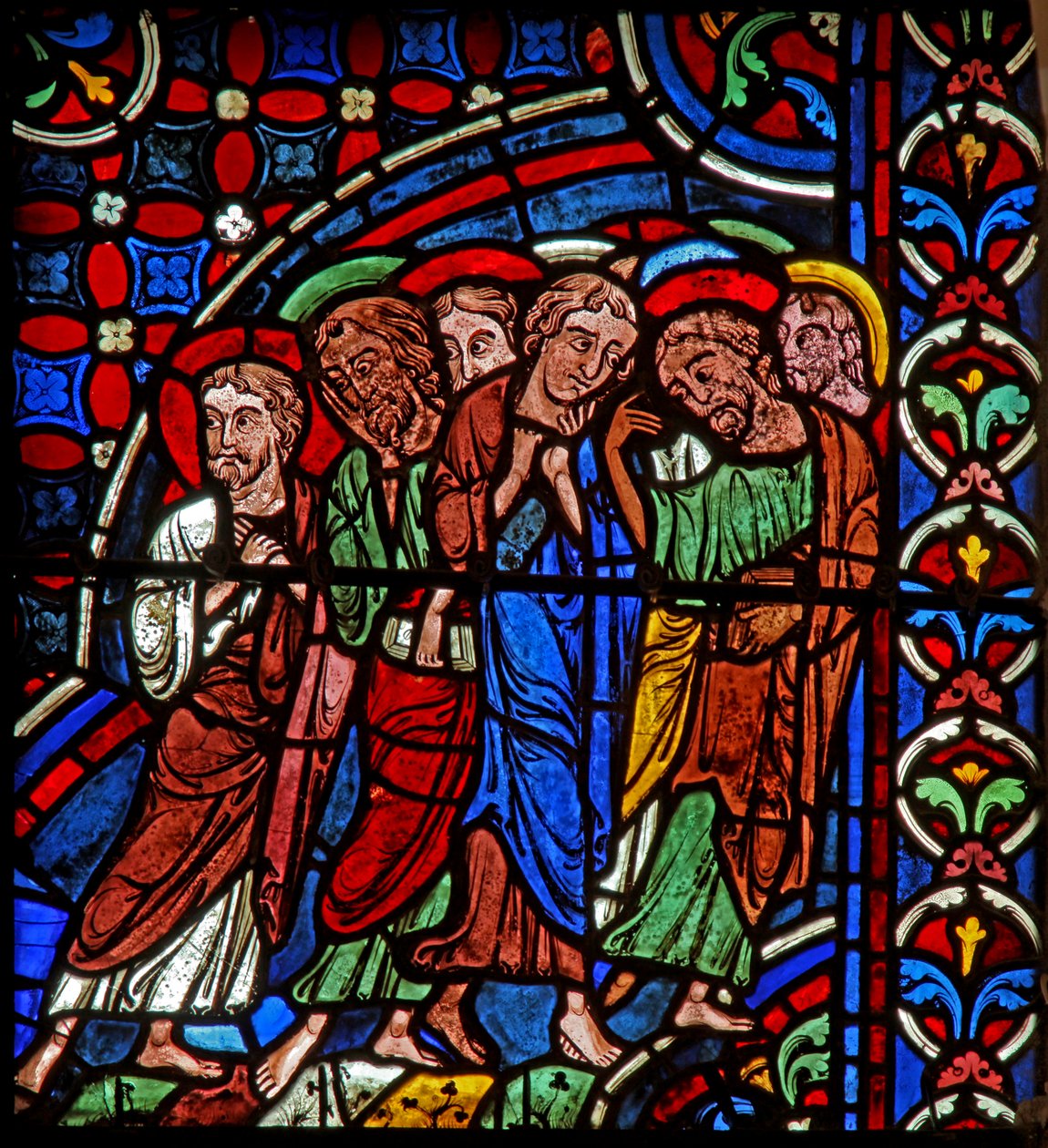 disciple ved arrestation i Getsemene (w0) af French School