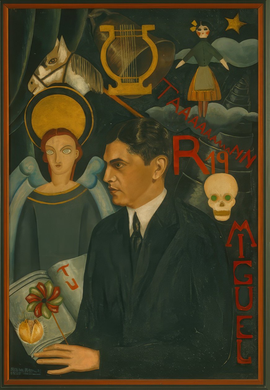 Portræt afMiguel N. Lira af Frida Kahlo