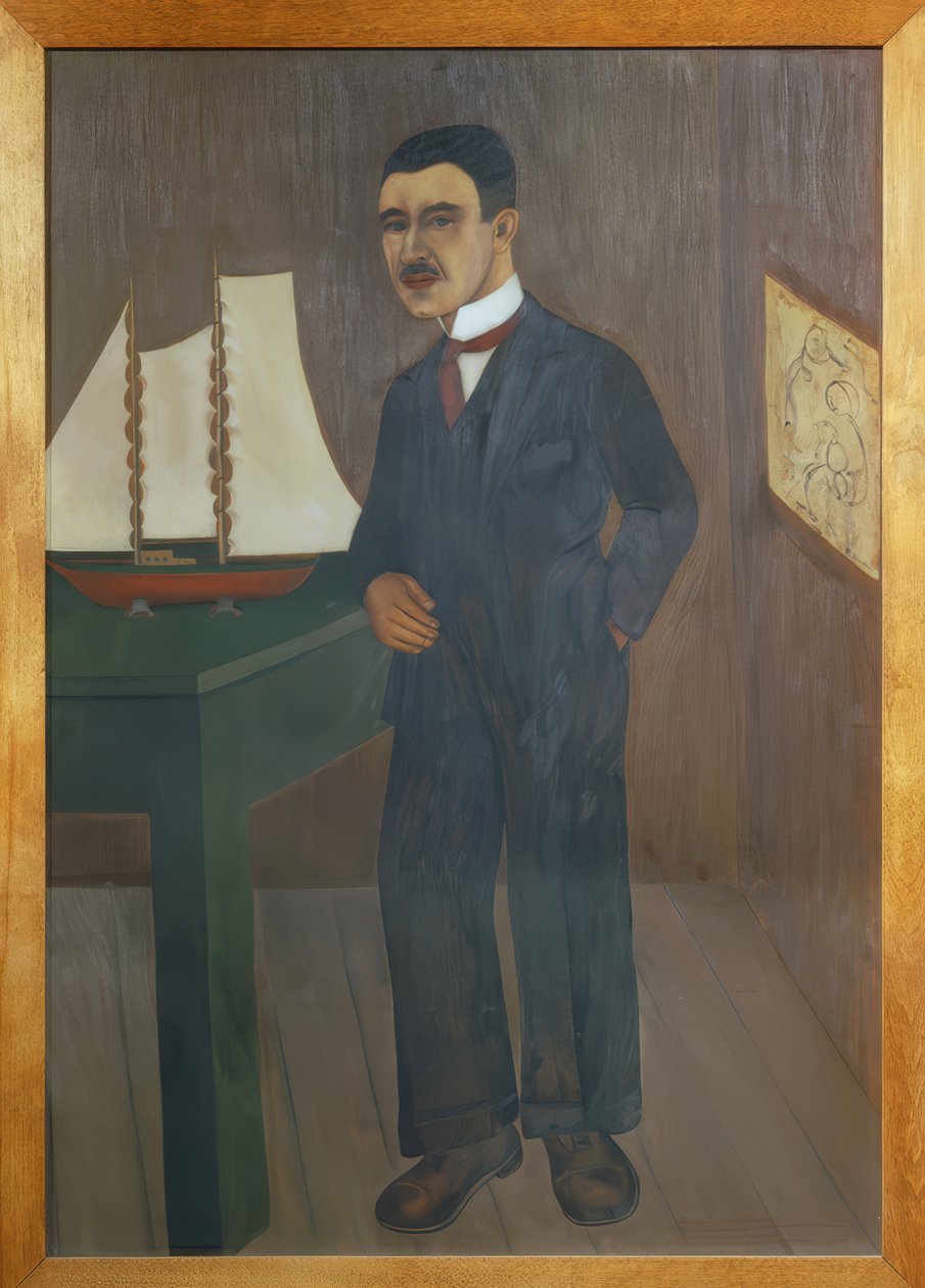 Portræt af Dr. Leo Eloesser af Frida Kahlo