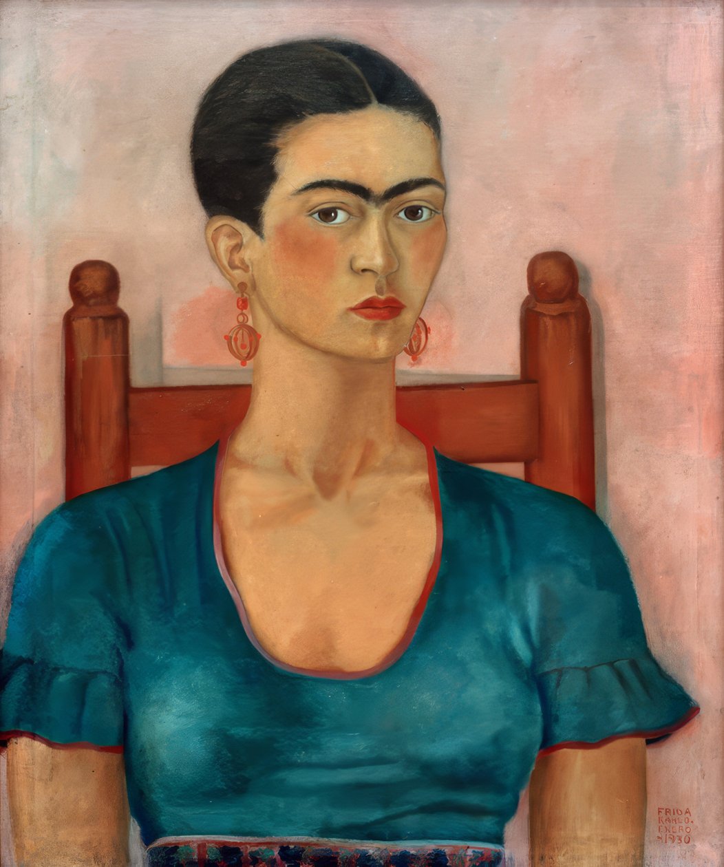 Selvportræt af Frida Kahlo