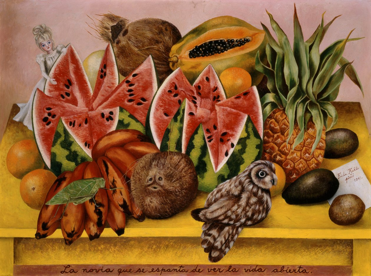 Bruden blev bange for at se livet blive åbnet af Frida Kahlo