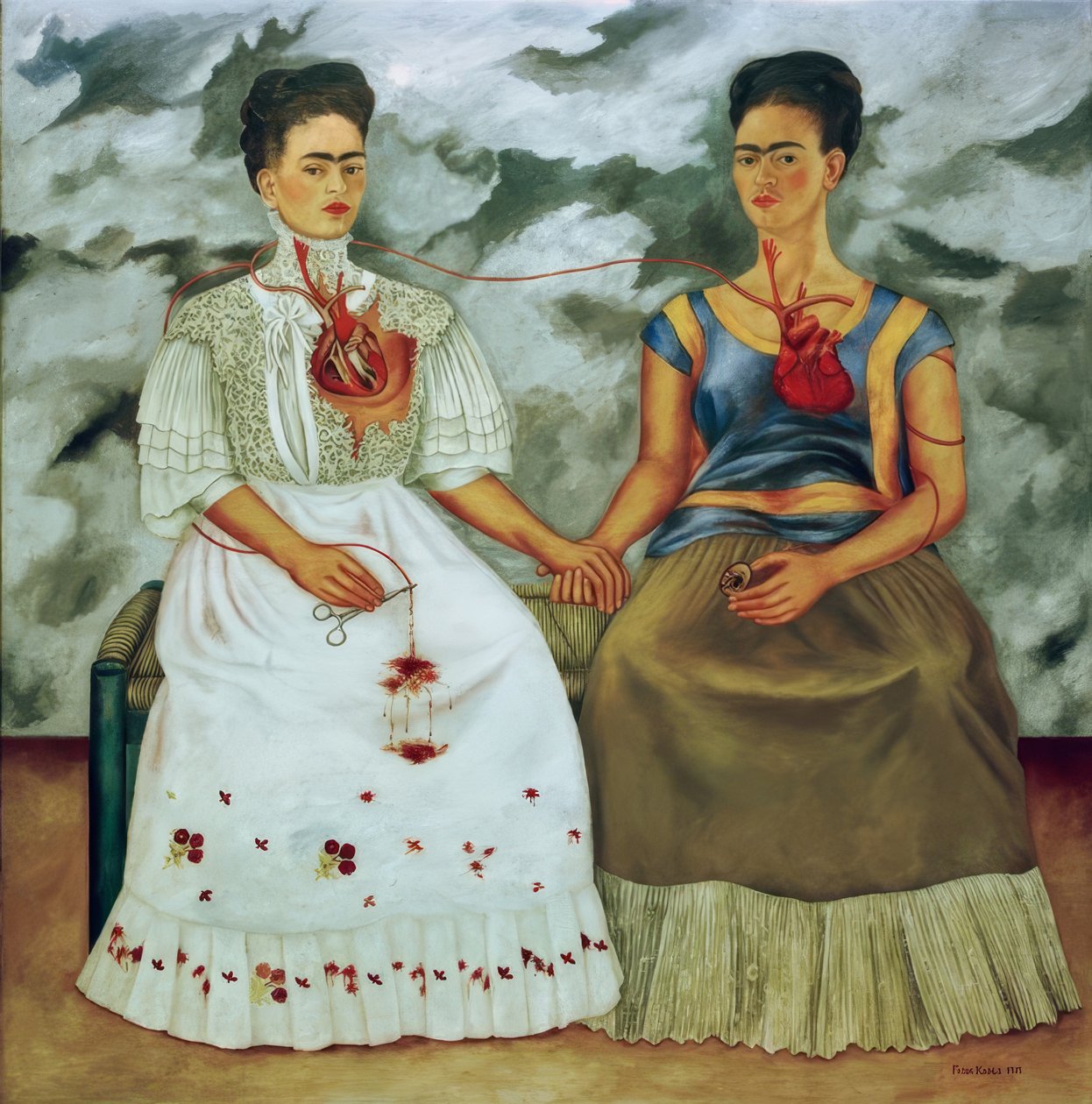 De to Fridas af Frida Kahlo