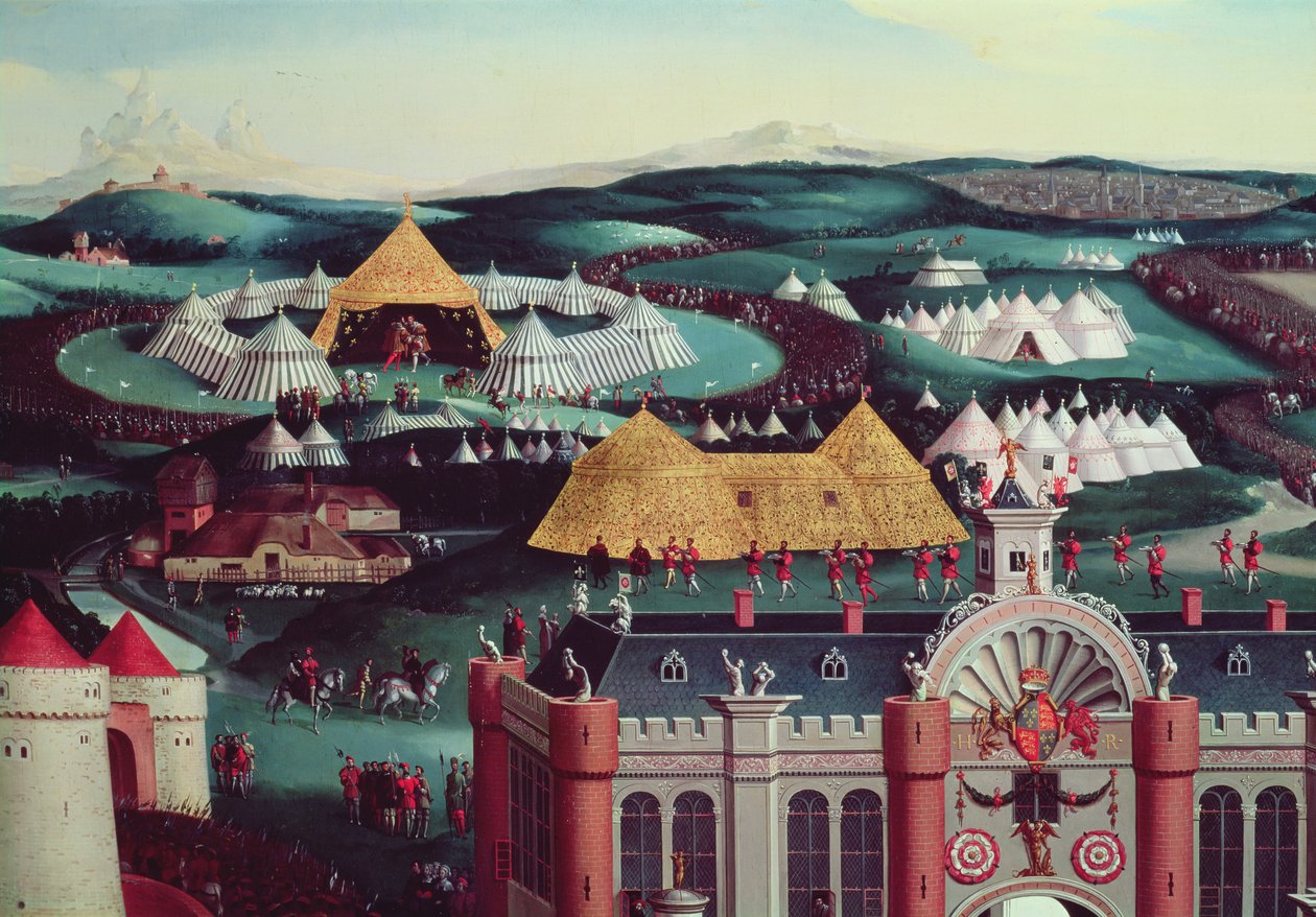 Field of the Cloth of Gold, 7. juni 1520 (central af teltene) af Friedrich Bouterwek