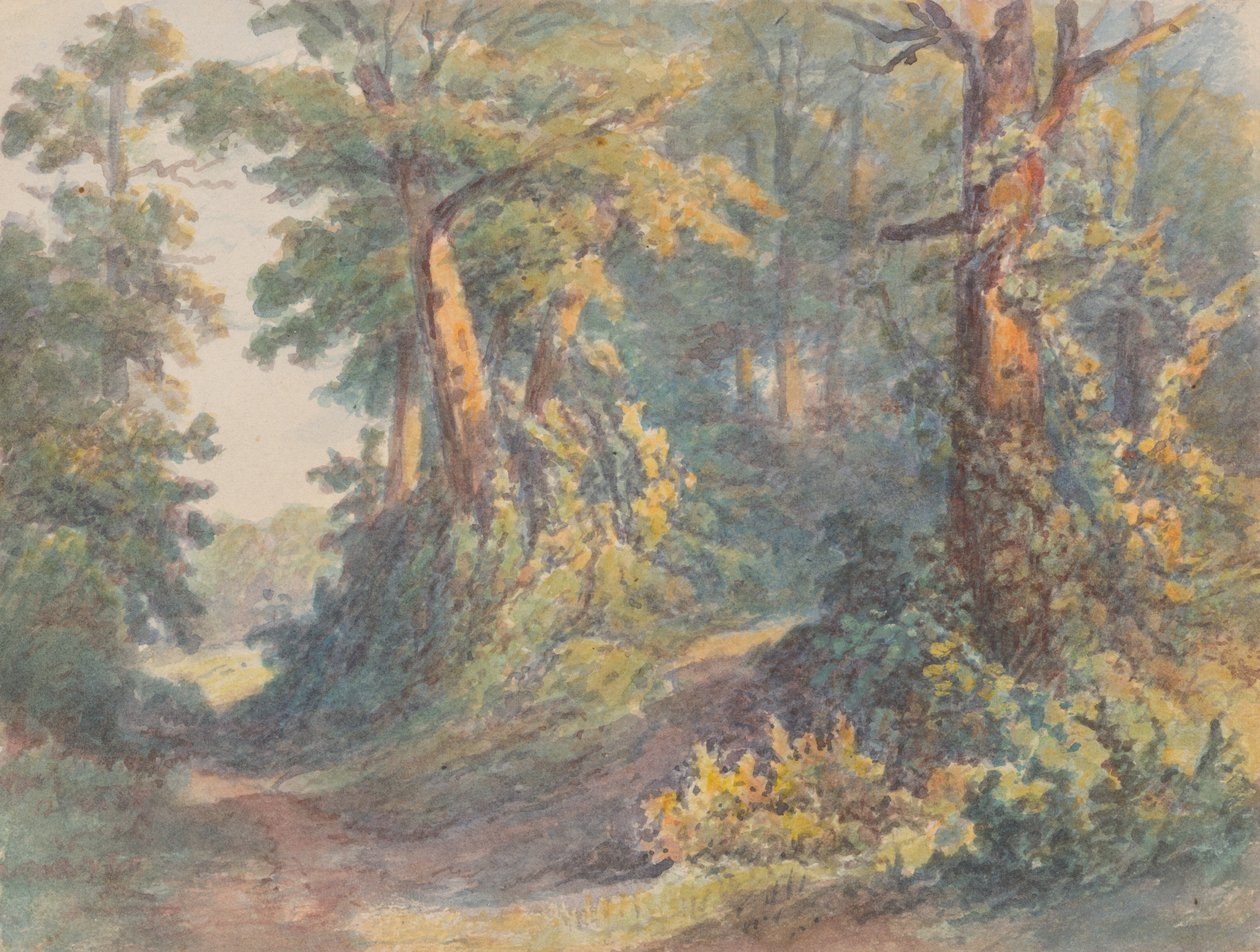 Skovlandskab af Friedrich Carl von Scheidlin