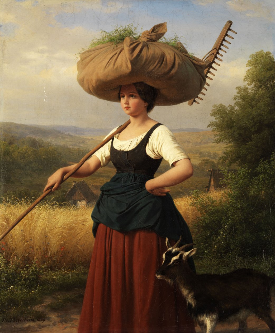 Kommer hjem fra feltet af Friedrich Eduard Meyerheim