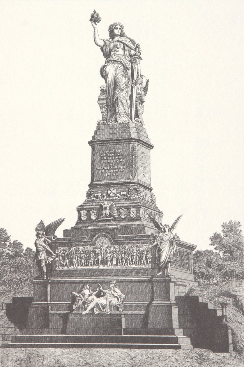 Niederwald-monument af Pierre Joseph Redouté