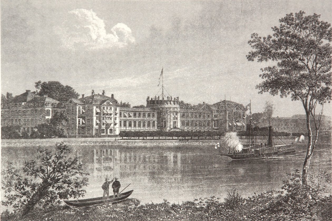 Biebrich Slot af Pierre Joseph Redouté