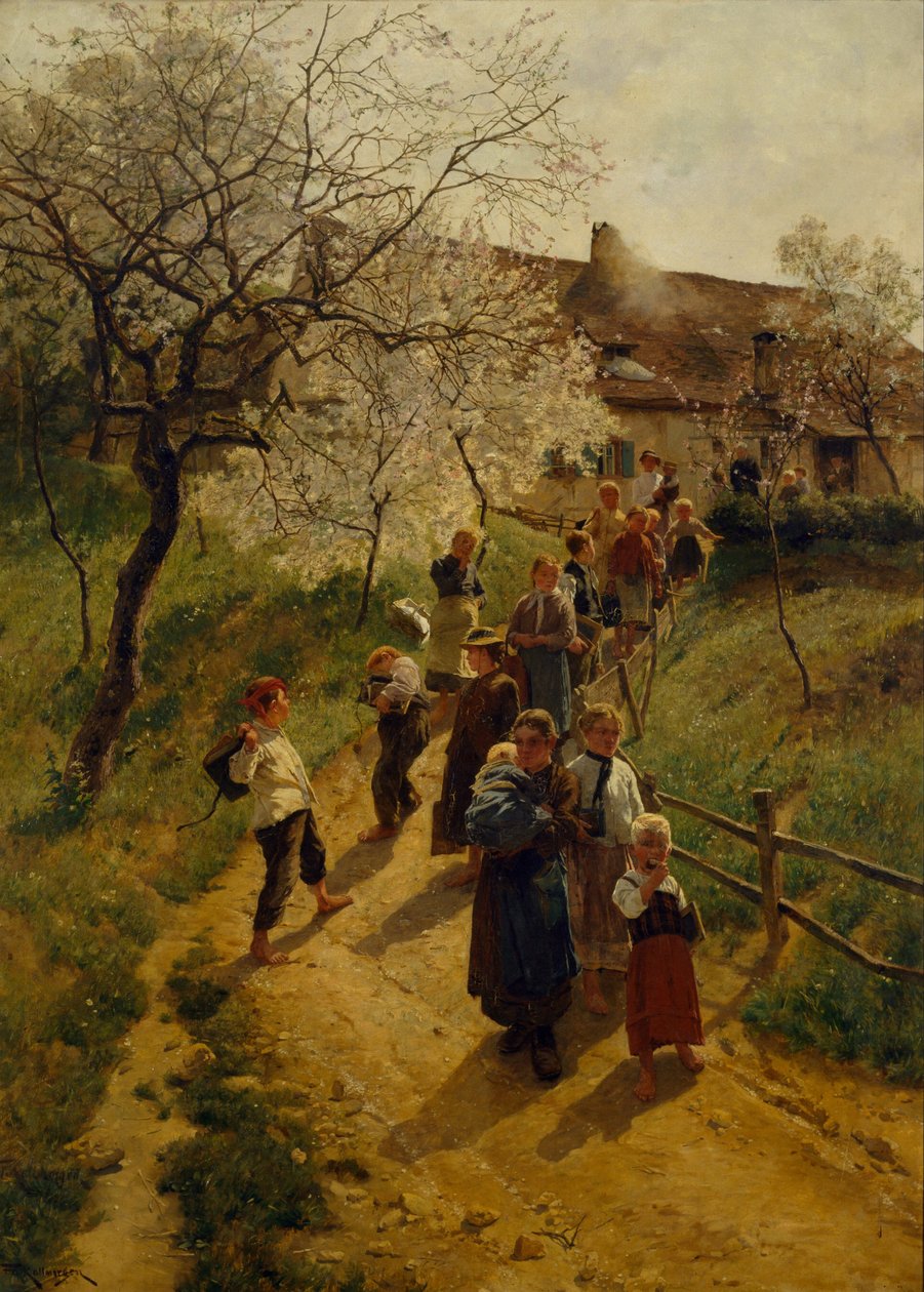 En forårsdag af Friedrich Kallmorgen