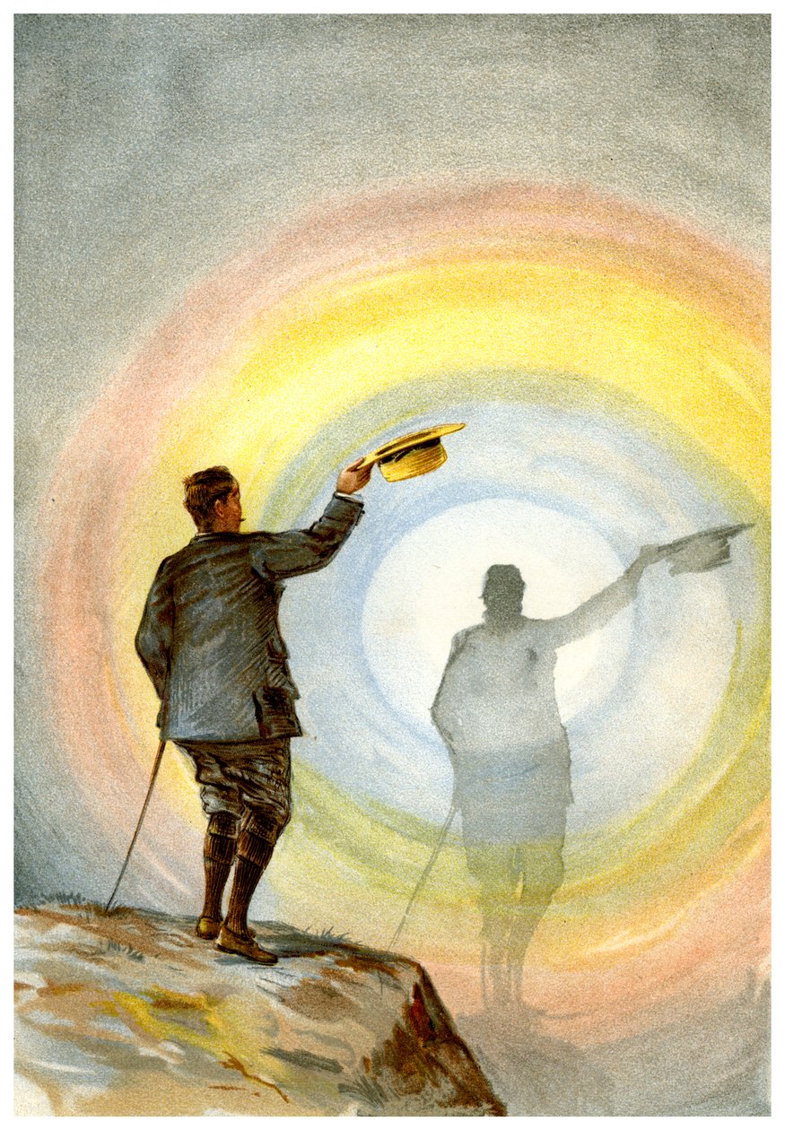 Spøgelset og den cirkulære regnbue, 1898. af Friedrich Arnold Brockhaus