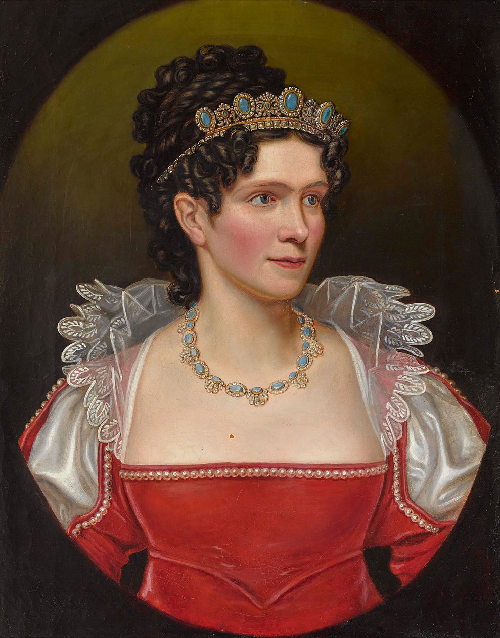 Caroline af Baden 1776-1841, dronning af Bayern. af Friedrich Dürck