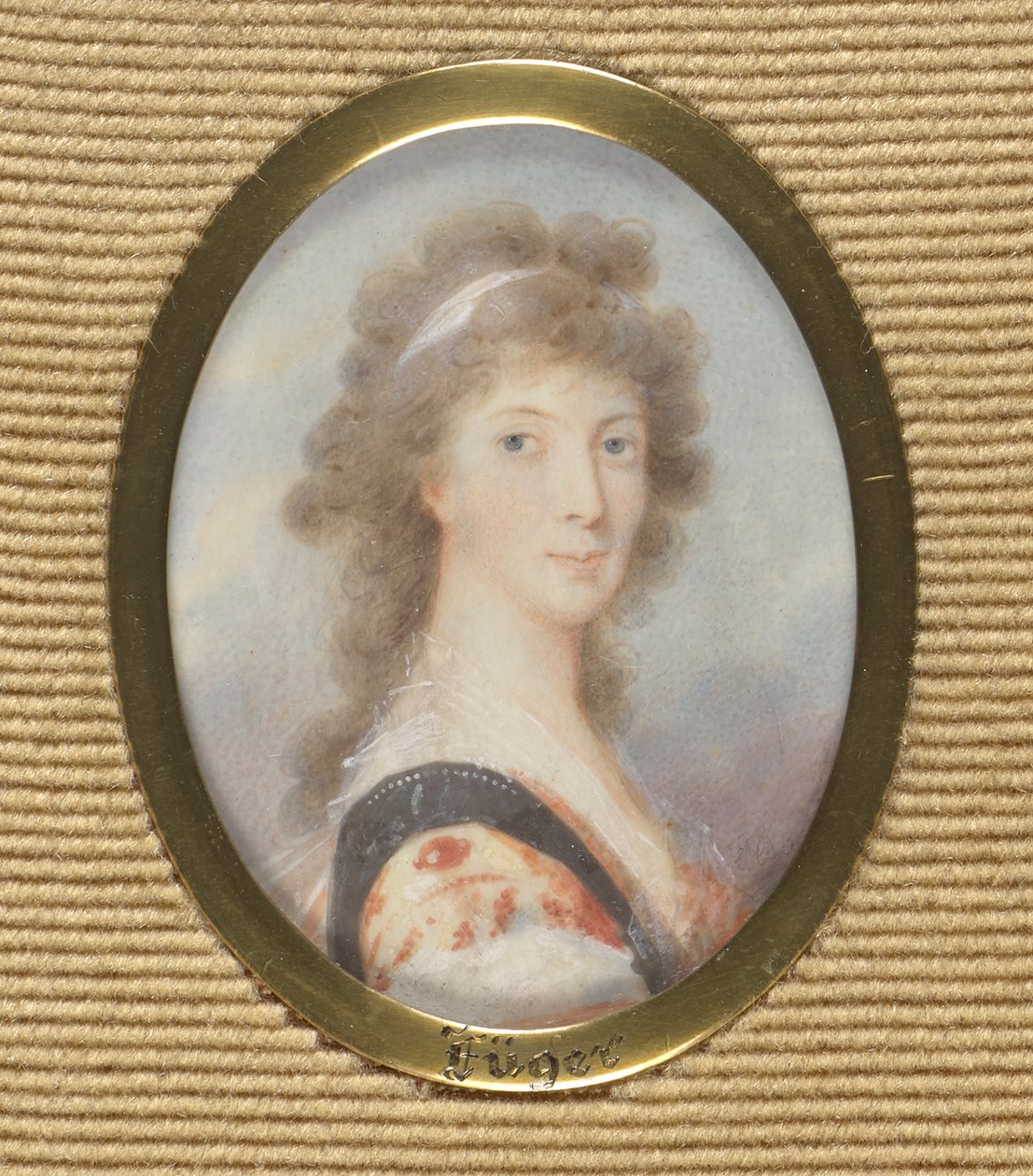 portræt af en dame af Friedrich Heinrich Fuger