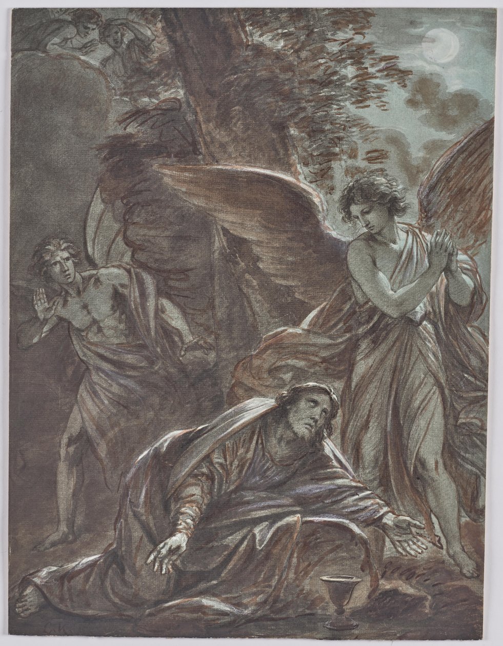 Kristus på Oliebjerget af Friedrich Heinrich Fuger