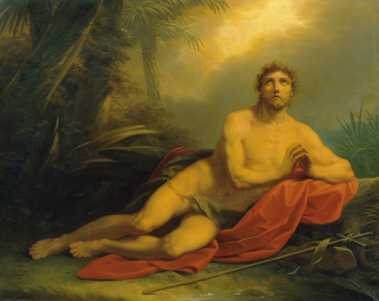 John i ørkenen af Friedrich Heinrich Fuger
