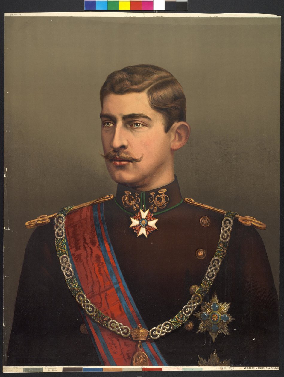 Kong af Rumænien Ferdinand I af Friedrich Kaiser