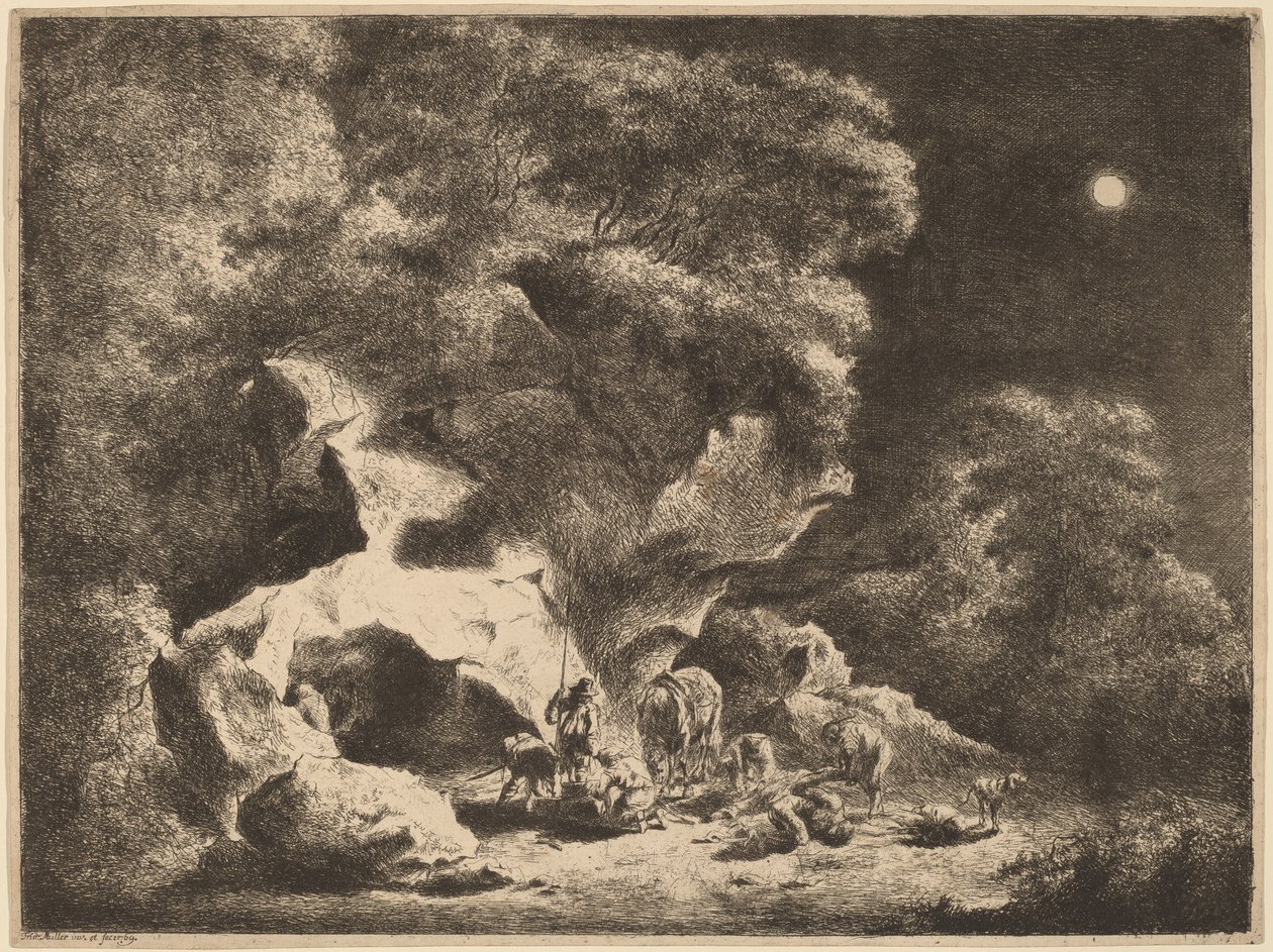 Et natrøveri af Friedrich Müller