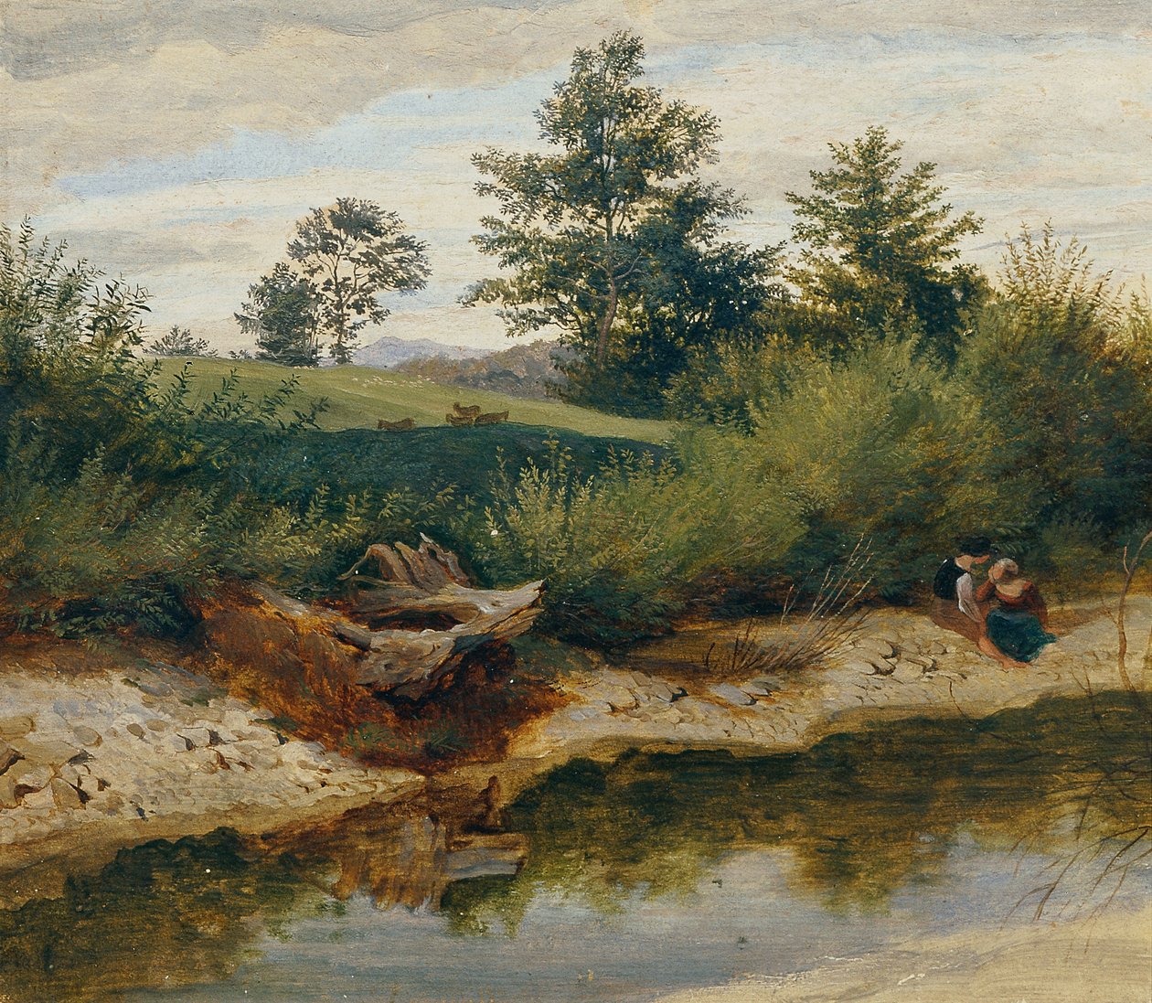 vandløbslandskab af Friedrich Philipp Reinhold