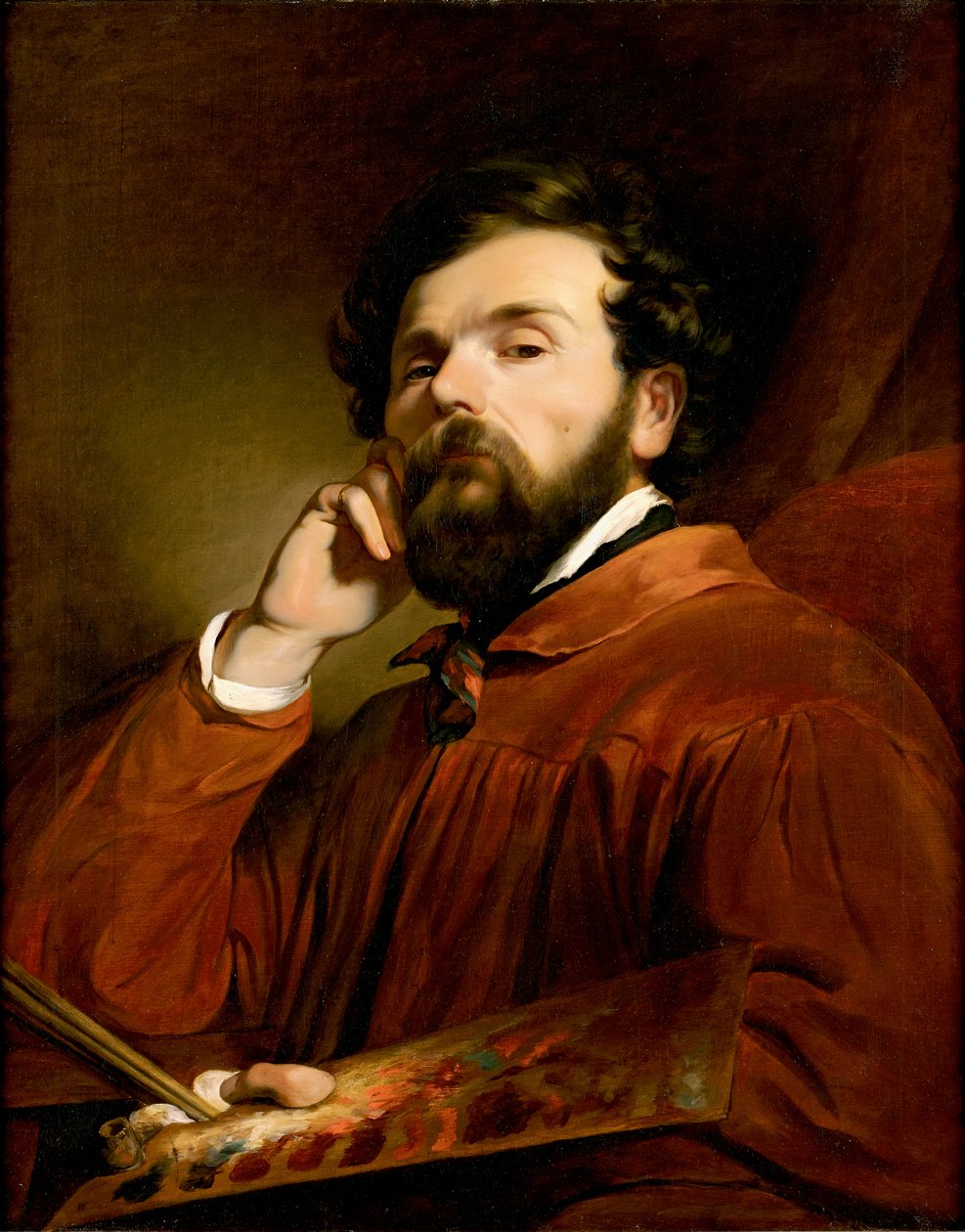 Selvportræt, efter 1846. af Friedrich Ritter von Amerling