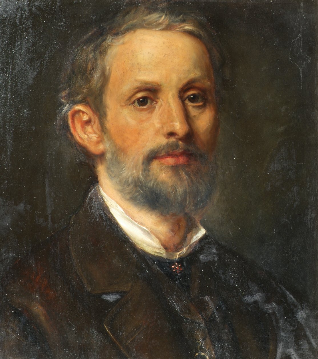 selvportræt af Friedrich Staudinger
